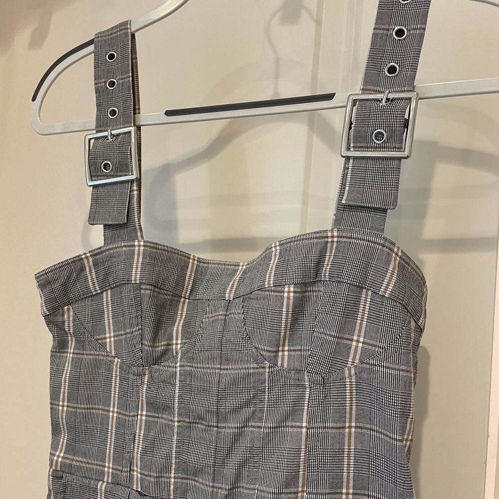 WeWoreWhat Gray Jumpsuit